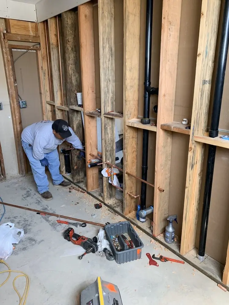 Commercial rough-in plumbing for Gas Line Repair in Marlow Heights